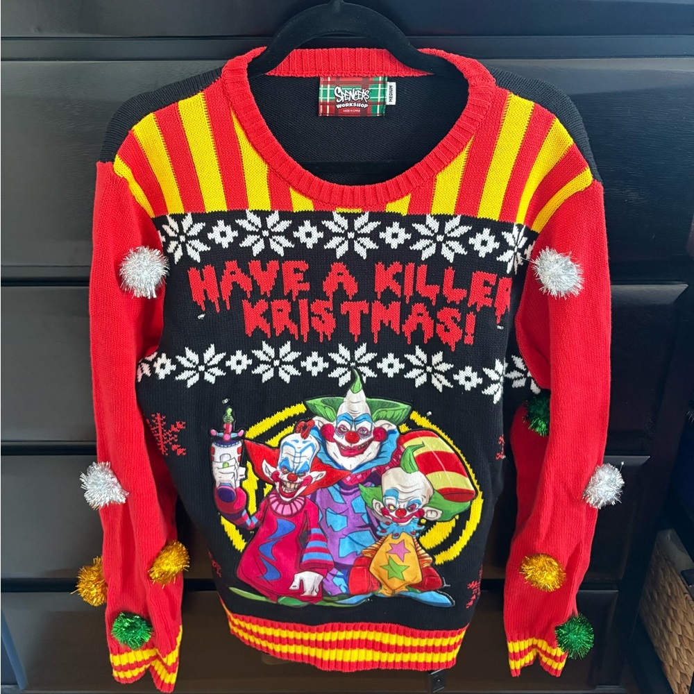 NEW LISTING ✨ Killer Klowns Christmas Sweater